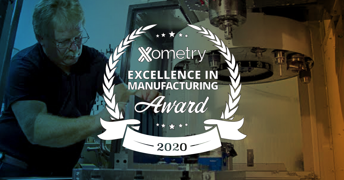 JW Machine Wins Xometry Excellence In Manufacturing Award